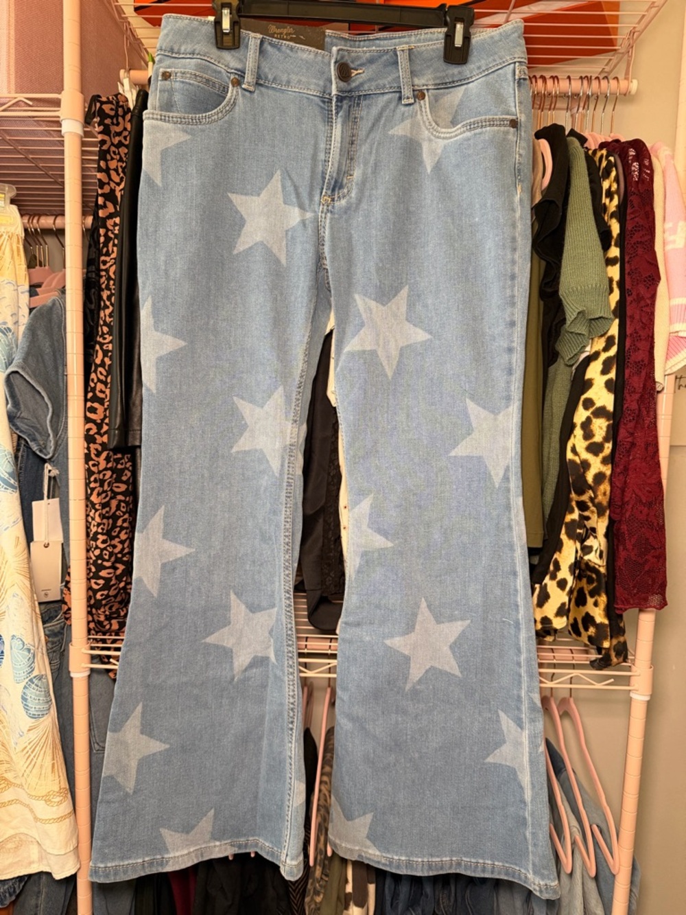 NWT WRANGLER WOMEN'S RETRO MID RISE MAE ALICE BLUE JEANS - Picture 3 of 7